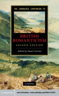 Cover image: The Cambridge Companion to British Romanticism 2nd edition 9780521199247