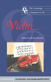 Cover image: The Cambridge Companion to the Violin 9780521390330