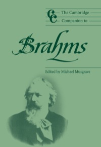 Cover image: The Cambridge Companion to Brahms 9780521485814