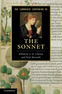 صورة الغلاف: The Cambridge Companion to the Sonnet 9780521514675