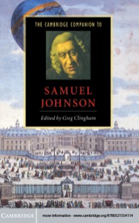 Cover image: The Cambridge Companion to Samuel Johnson 9780521556255