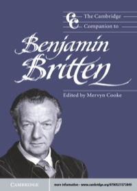 صورة الغلاف: The Cambridge Companion to Benjamin Britten 9780521574761