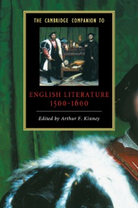 Cover image: The Cambridge Companion to English Literature, 1500–1600 9780521582940
