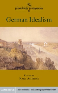 Imagen de portada: The Cambridge Companion to German Idealism 9780521651783