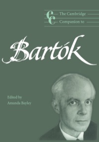 Imagen de portada: The Cambridge Companion to Bartók 9780521669580