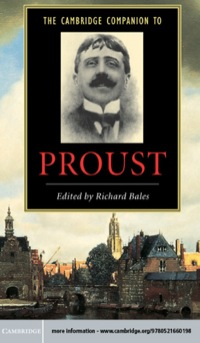 Imagen de portada: The Cambridge Companion to Proust 9780521660198