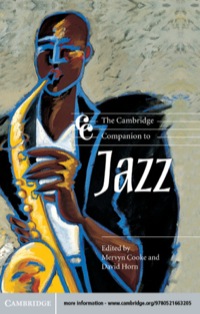 Imagen de portada: The Cambridge Companion to Jazz 9780521663205