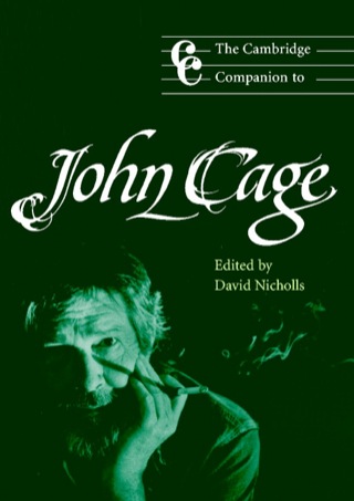 Cover image: The Cambridge Companion to John Cage 9780521789684