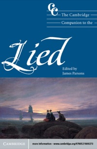 Cover image: The Cambridge Companion to the Lied 9780521800273