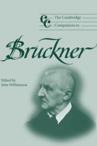 Immagine di copertina: The Cambridge Companion to Bruckner 9780521804042