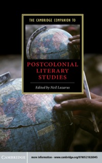 صورة الغلاف: The Cambridge Companion to Postcolonial Literary Studies 9780521826945