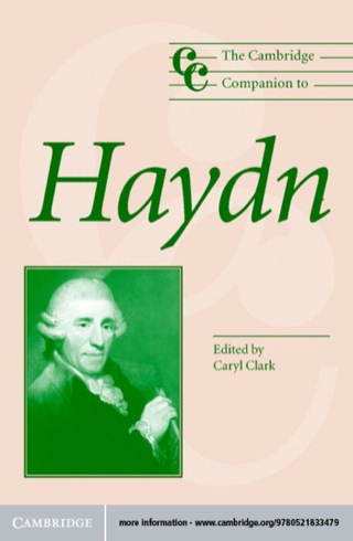Imagen de portada: The Cambridge Companion to Haydn 9780521833479