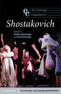 Imagen de portada: The Cambridge Companion to Shostakovich 9780521842204