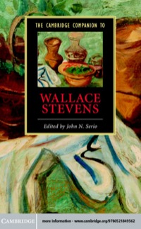 Cover image: The Cambridge Companion to Wallace Stevens 9780521849562