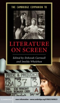 Cover image: The Cambridge Companion to Literature on Screen 9780521849623