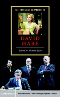 Cover image: The Cambridge Companion to David Hare 9780521850544