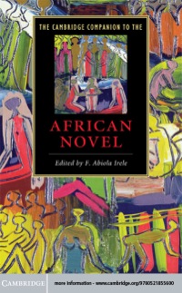 Imagen de portada: The Cambridge Companion to the African Novel 9780521855600