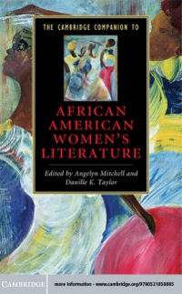 Imagen de portada: The Cambridge Companion to African American Women's Literature 9780521858885