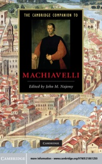 Imagen de portada: The Cambridge Companion to Machiavelli 9780521861250
