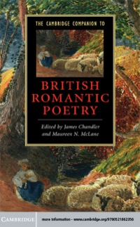 Cover image: The Cambridge Companion to British Romantic Poetry 9780521862356