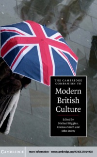 صورة الغلاف: The Cambridge Companion to Modern British Culture 9780521864978