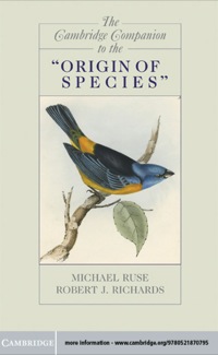 Immagine di copertina: The Cambridge Companion to the 'Origin of Species' 9780521870795