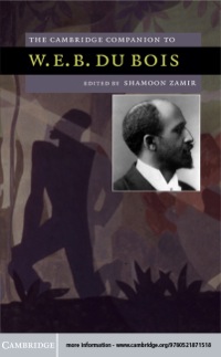 Imagen de portada: The Cambridge Companion to W. E. B. Du Bois 9780521871518