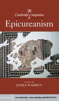 Cover image: The Cambridge Companion to Epicureanism 9780521873475