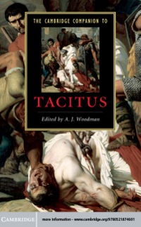 Immagine di copertina: The Cambridge Companion to Tacitus 9780521874601