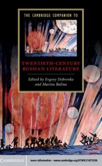 Cover image: The Cambridge Companion to Twentieth-Century Russian Literature 9780521875356