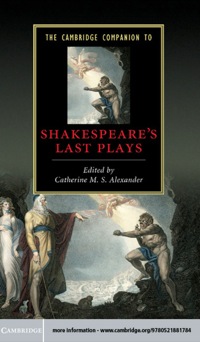 Imagen de portada: The Cambridge Companion to Shakespeare's Last Plays 9780521881784