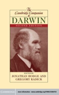 表紙画像: The Cambridge Companion to Darwin 2nd edition 9780521884754