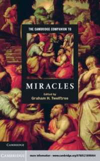 صورة الغلاف: The Cambridge Companion to Miracles 9780521899864
