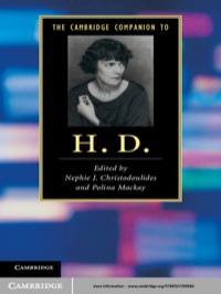 Titelbild: The Cambridge Companion to H. D. 1st edition 9780521769082