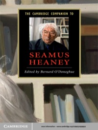 Imagen de portada: The Cambridge Companion to Seamus Heaney 1st edition 9780521838825