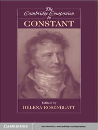 Titelbild: The Cambridge Companion to Constant 1st edition 9780521856461