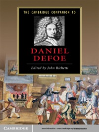 Titelbild: The Cambridge Companion to Daniel Defoe 1st edition 9780521858403