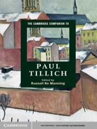 Cover image: The Cambridge Companion to Paul Tillich 1st edition 9780521859899