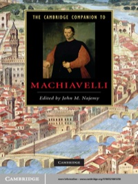 Imagen de portada: The Cambridge Companion to Machiavelli 1st edition 9780521861250