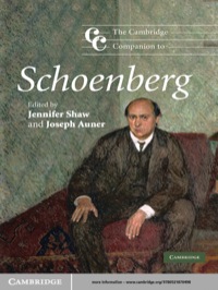 Cover image: The Cambridge Companion to Schoenberg 1st edition 9780521870498