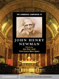 Imagen de portada: The Cambridge Companion to John Henry Newman 1st edition 9780521871860