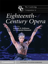 Titelbild: The Cambridge Companion to Eighteenth-Century Opera 1st edition 9780521873581