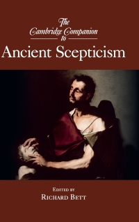 Cover image: The Cambridge Companion to Ancient Scepticism 1st edition 9780521874762