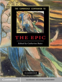 Titelbild: The Cambridge Companion to the Epic 1st edition 9780521880947