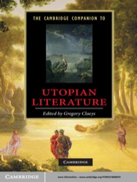 Cover image: The Cambridge Companion to Utopian Literature 1st edition 9780521886659