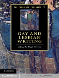 Imagen de portada: The Cambridge Companion to Gay and Lesbian Writing 1st edition 9780521888448