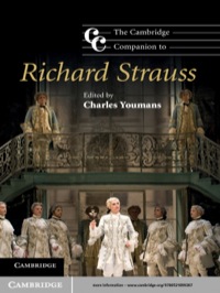 Cover image: The Cambridge Companion to Richard Strauss 1st edition 9780521899307