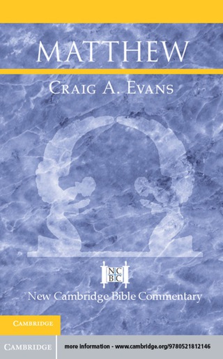 Cover image: Matthew 9780521812146