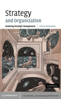 Cover image: Strategy and Organization 1st edition 9780521812610