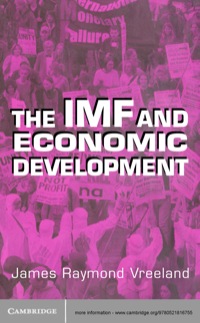 表紙画像: The IMF and Economic Development 1st edition 9780521816755